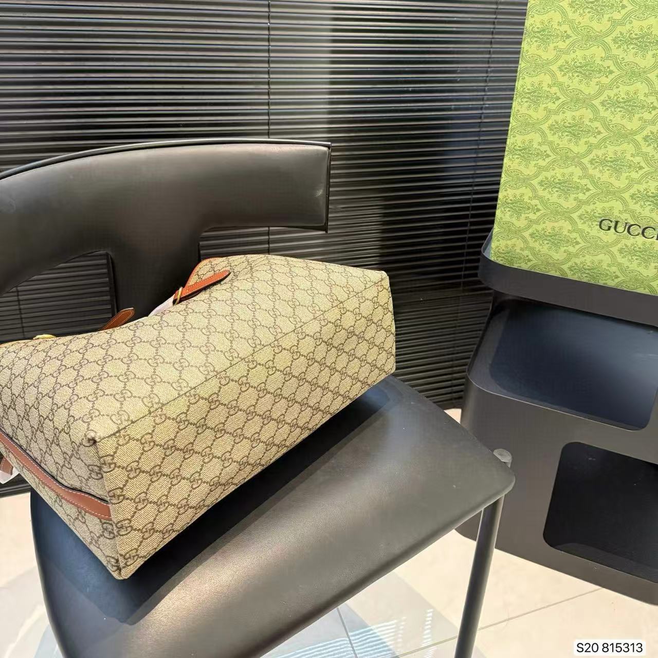 GUCC1 ジャカードハンドバッグ【50％割引+送料無料】