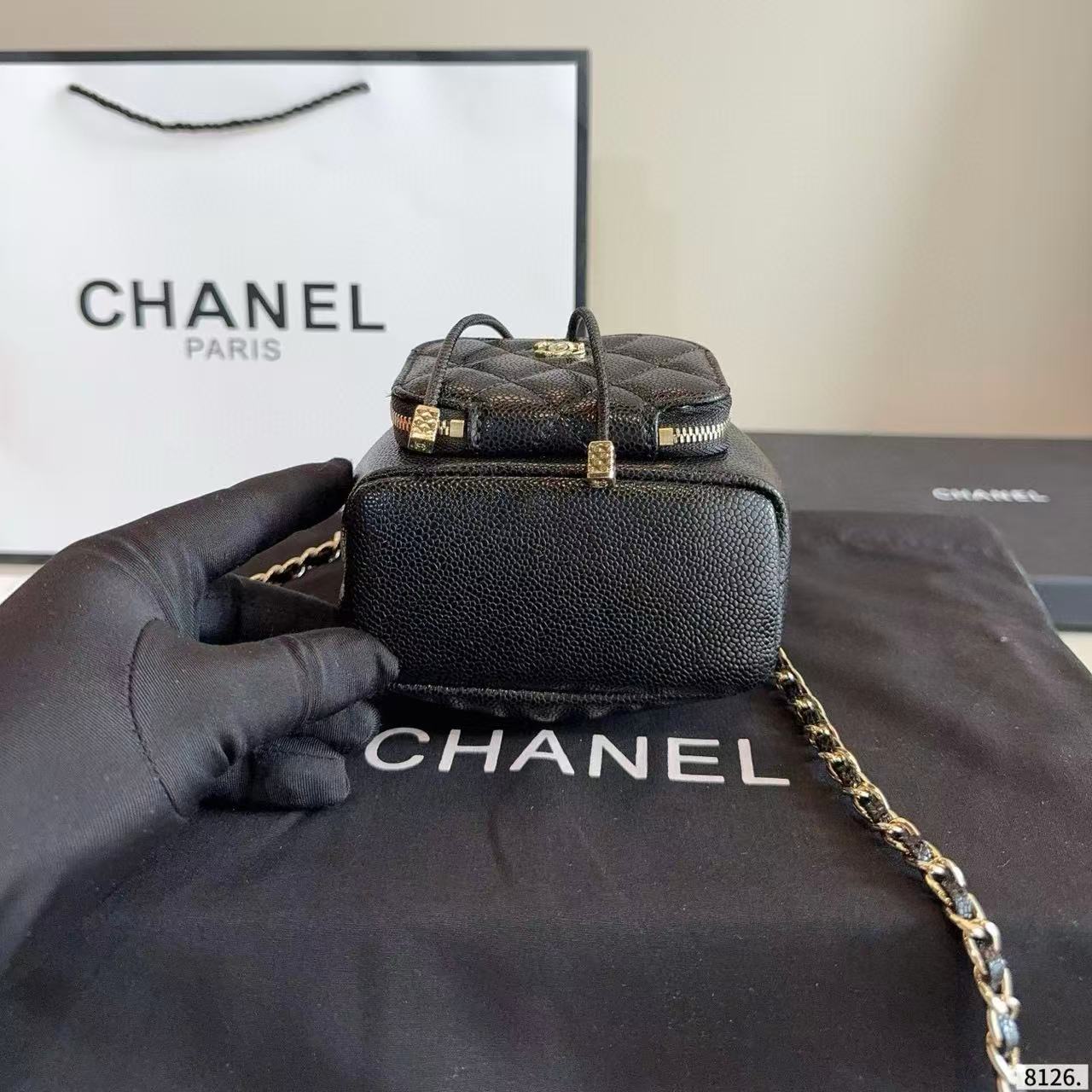 CHANE1ドローストリングバケットバッグ【50％割引+送料無料】