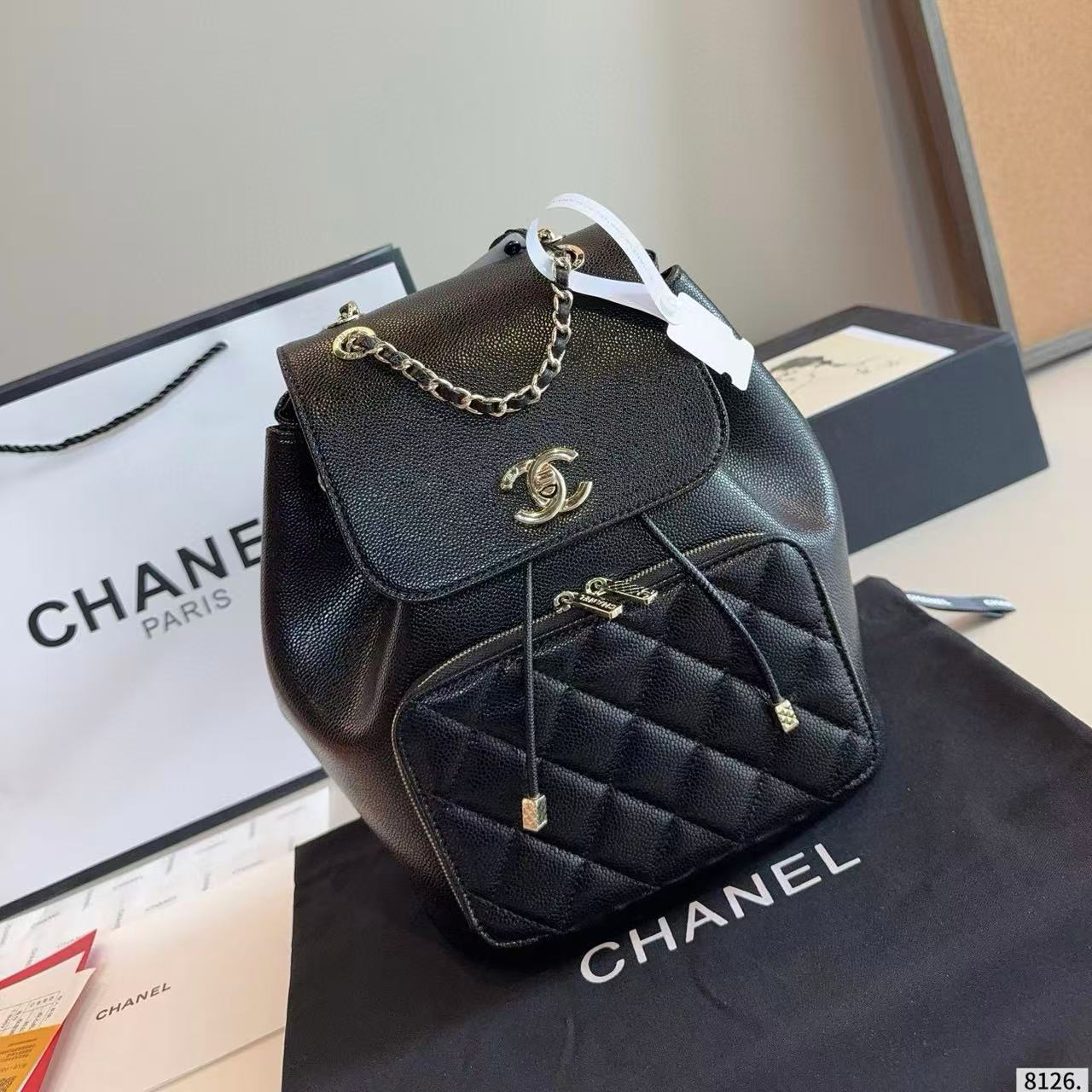 CHANE1 チェーンバックパック【50％割引+送料無料】