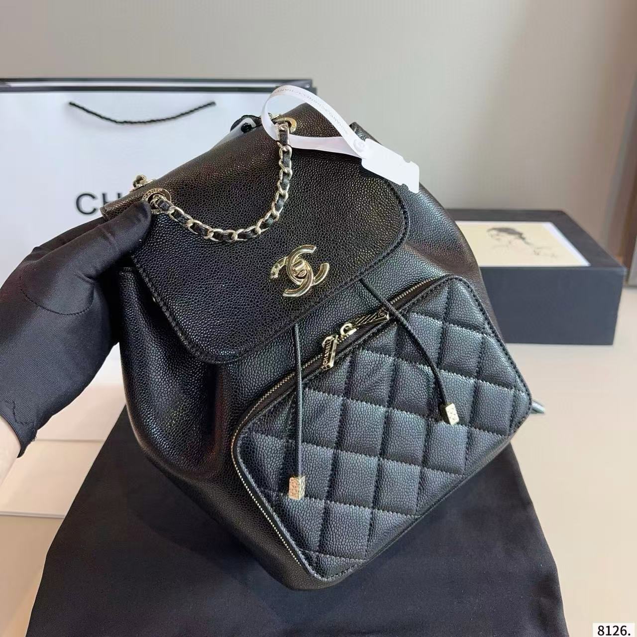 CHANE1 チェーンバックパック【50％割引+送料無料】