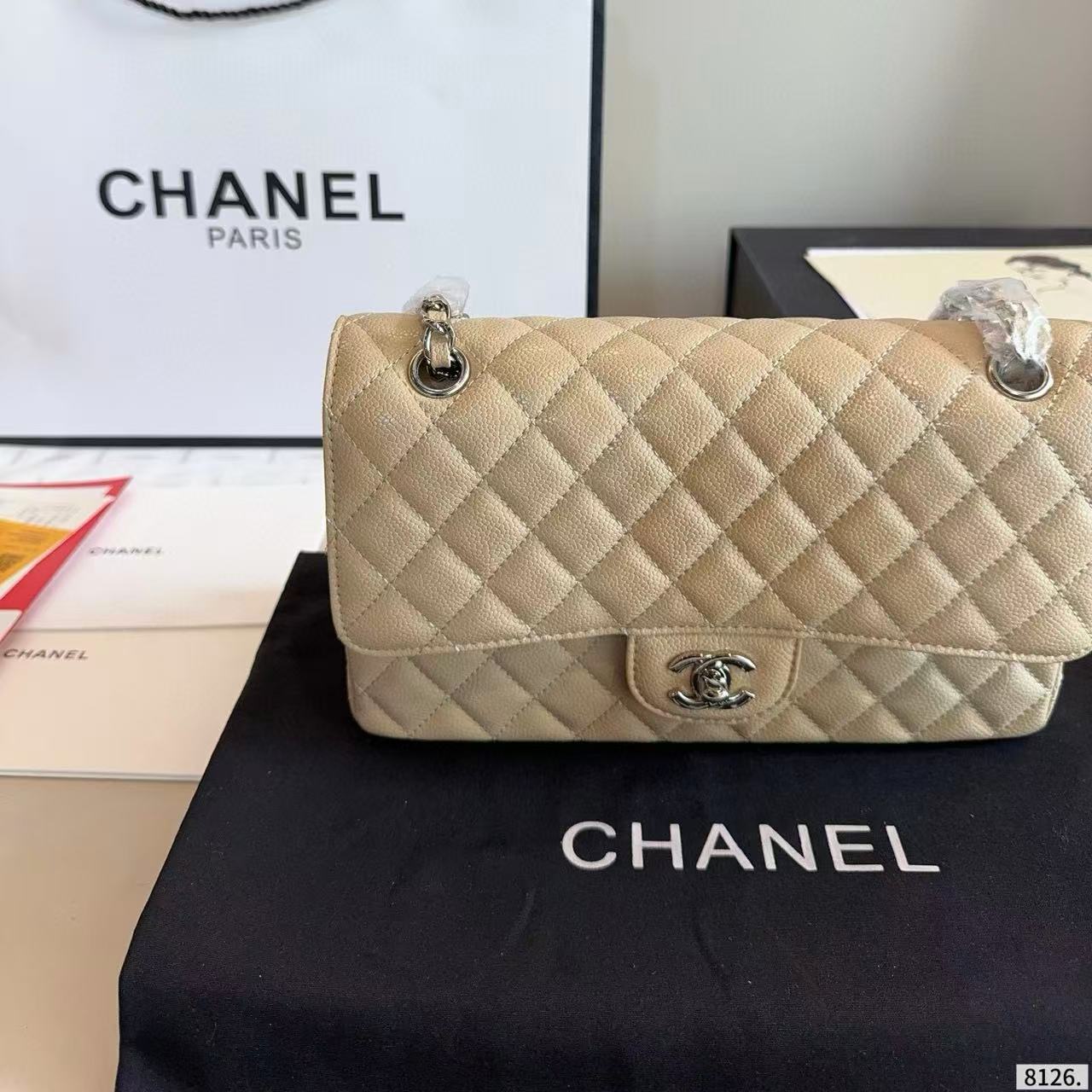 CHANE1CF チェーンショルダーバッグ【50％割引+送料無料】