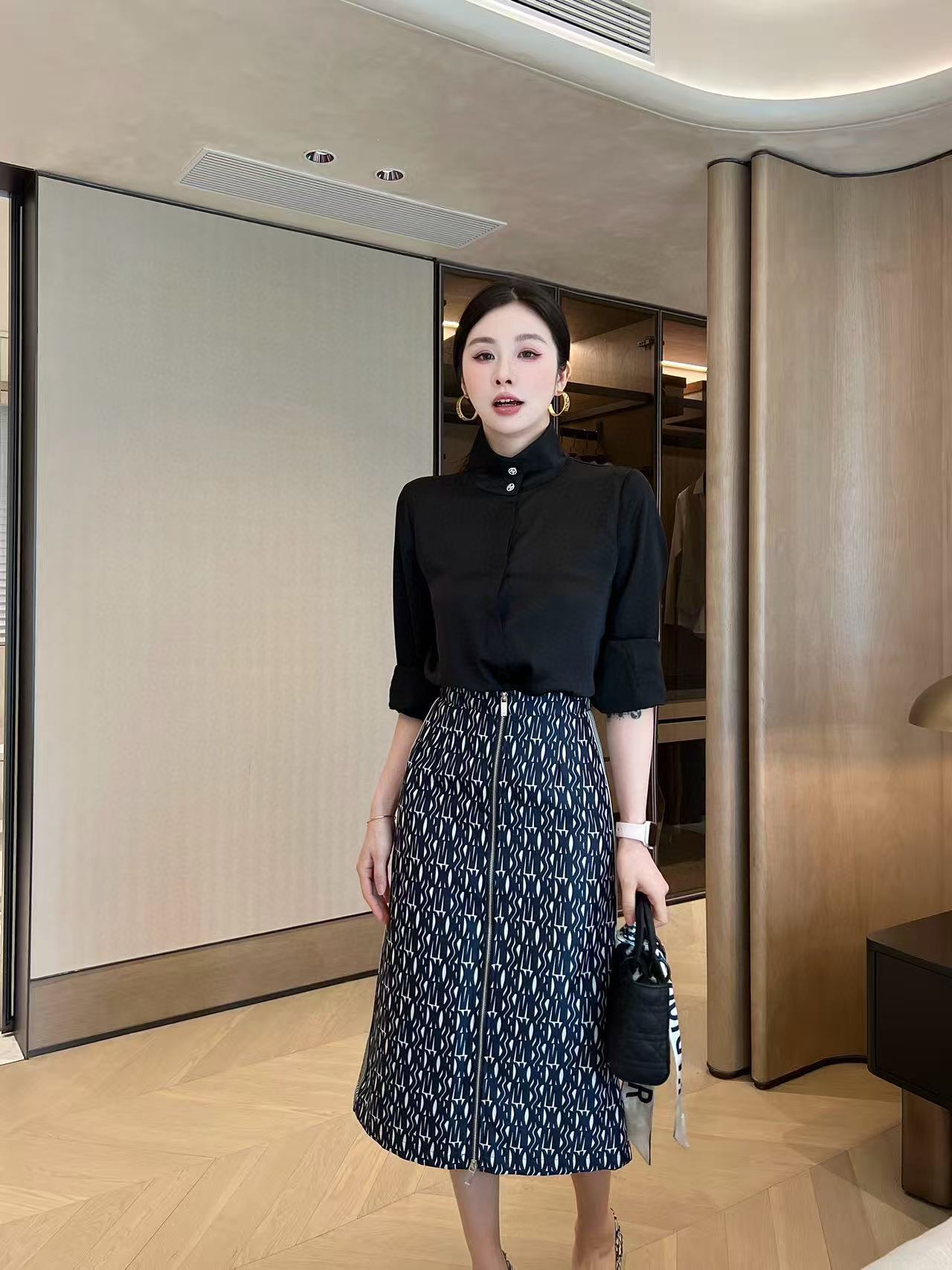 DI0Rの高品質ジャカードジッパースカート【50％割引+送料無料】