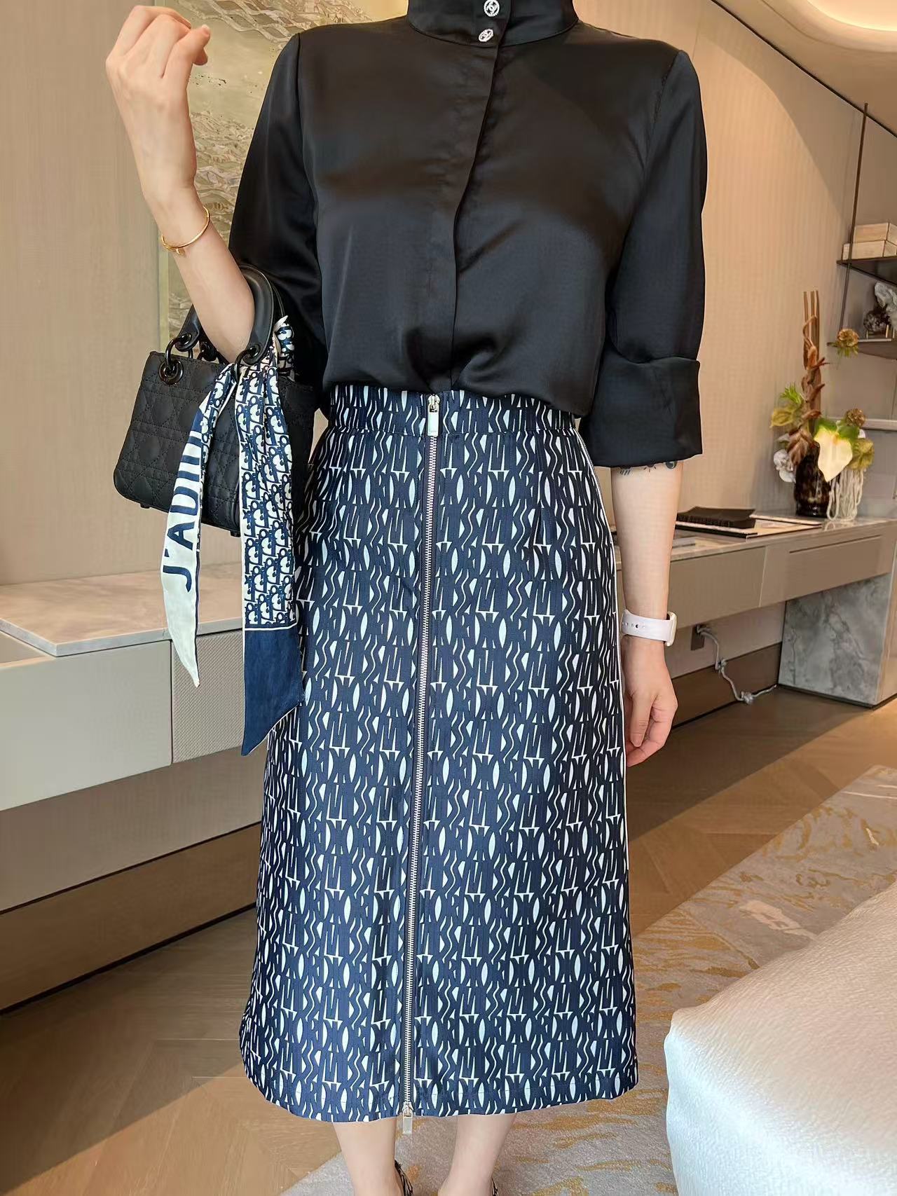 DI0Rの高品質ジャカードジッパースカート【50％割引+送料無料】