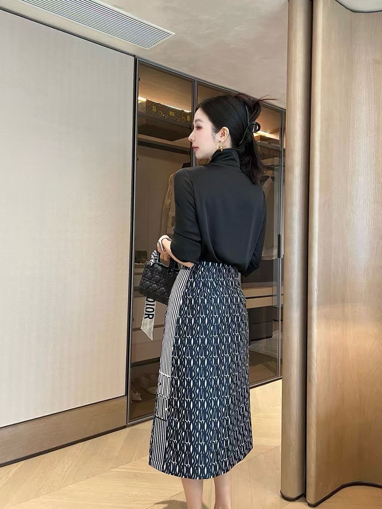 DI0Rの高品質ジャカードジッパースカート【50％割引+送料無料】