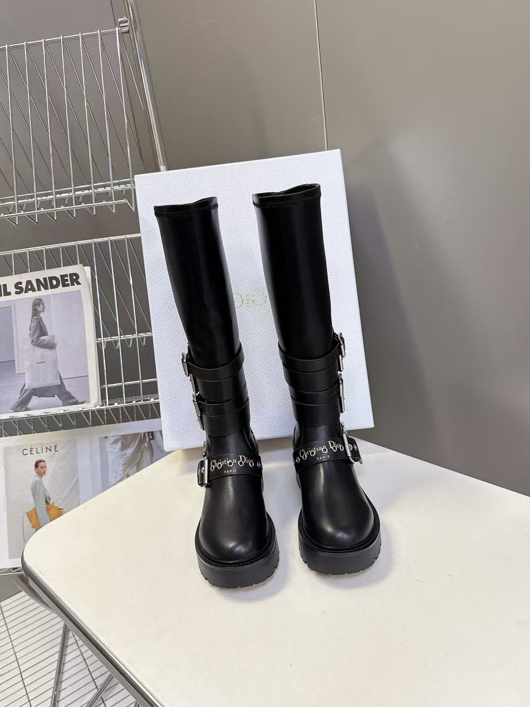 DI0Rの高品質秋冬ハイブーツ【50％割引+送料無料】