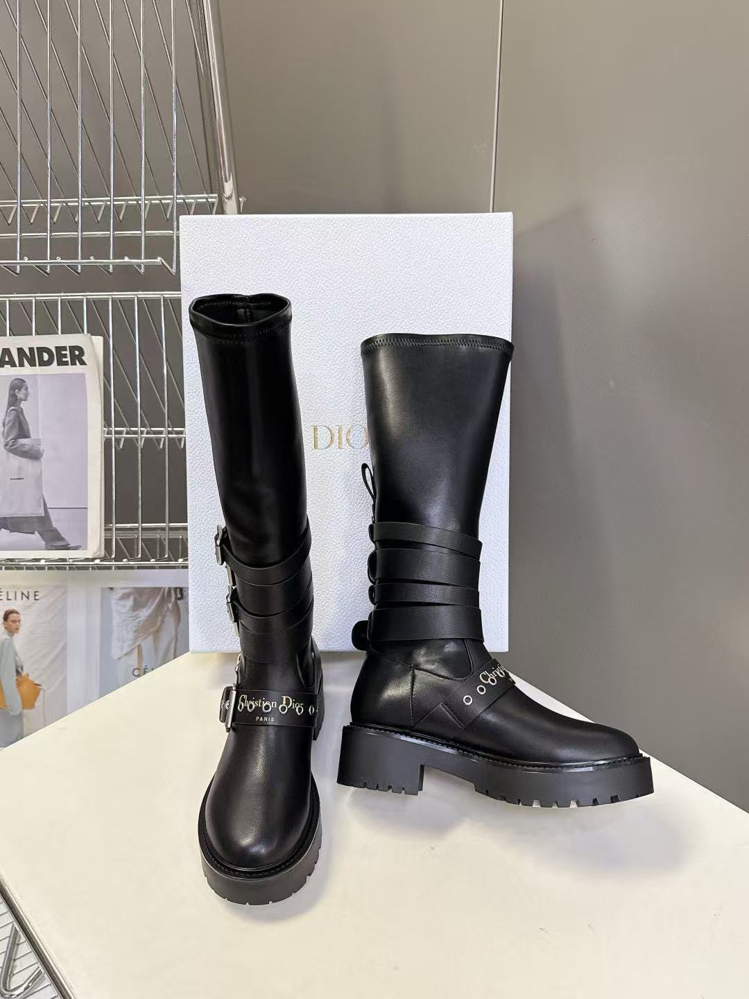 DI0Rの高品質秋冬ハイブーツ【50％割引+送料無料】