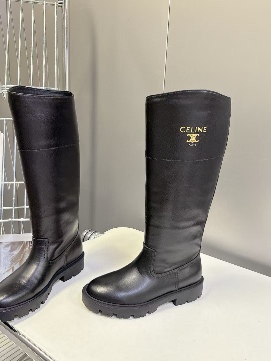 CEL1NEの高品質凱旋門ハイブーツ【50％割引+送料無料】