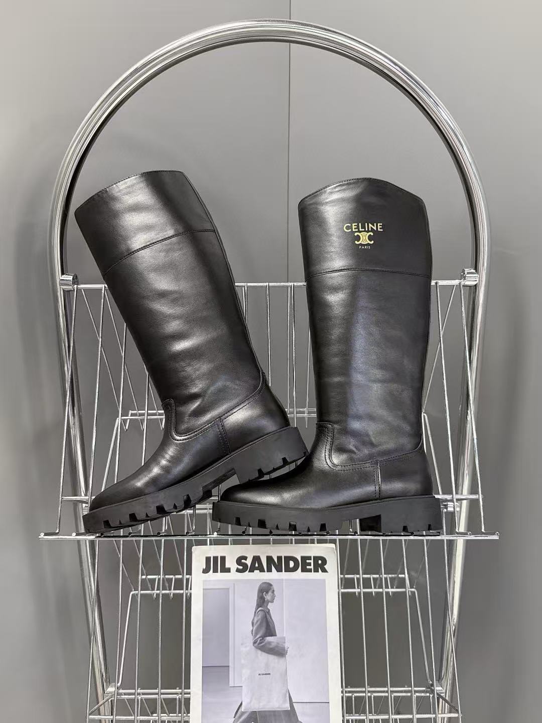 CEL1NEの高品質凱旋門ハイブーツ【50％割引+送料無料】