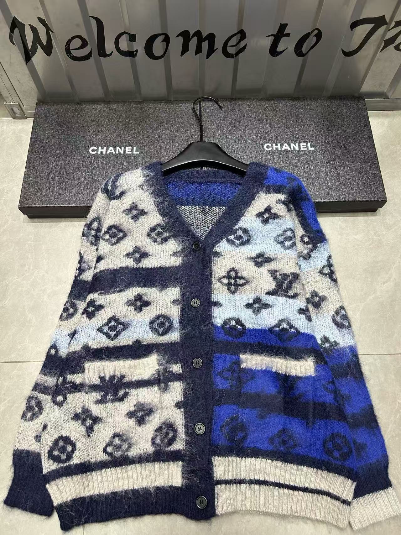 LV四つ葉のクローバーモヘアカーディガン【50％割引+送料無料】