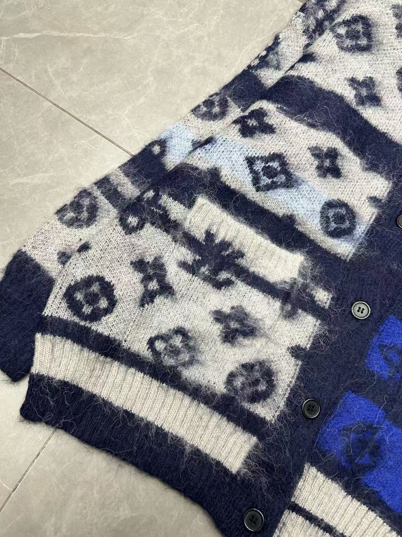 LV四つ葉のクローバーモヘアカーディガン【50％割引+送料無料】