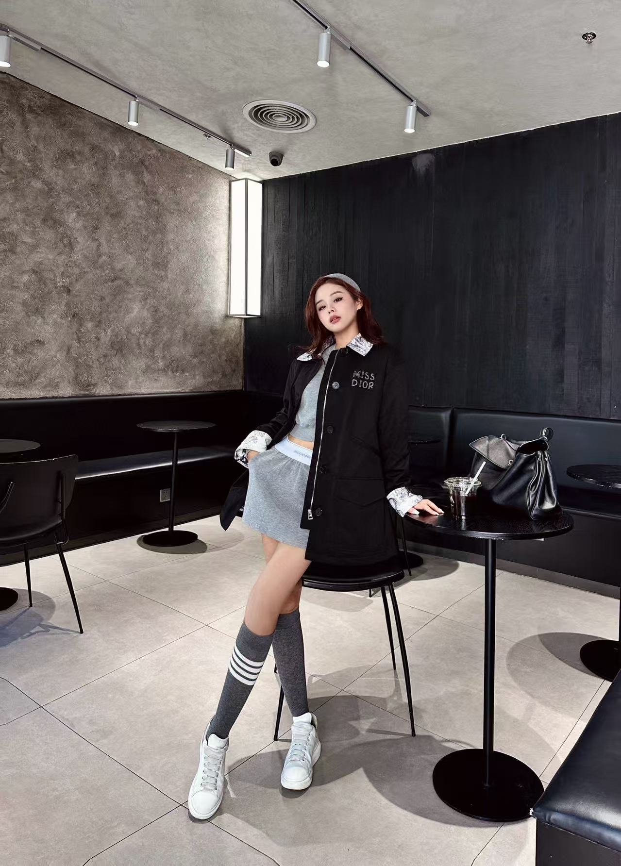 DI0R ラペルジッパージャケット【50％割引+送料無料】