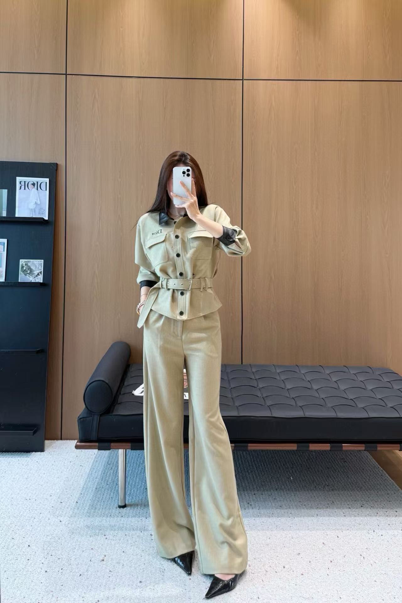 DI0R シャツ + パンツ ツーピースセット【50％割引+送料無料】