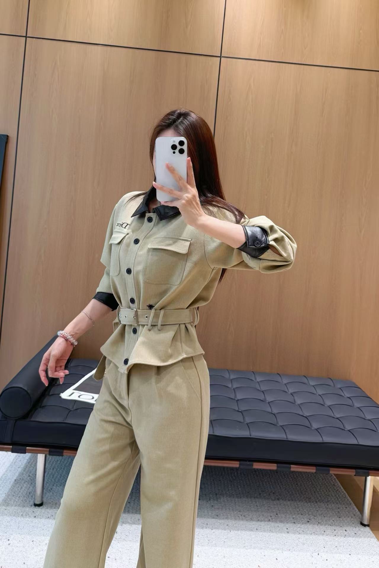 DI0R シャツ + パンツ ツーピースセット【50％割引+送料無料】