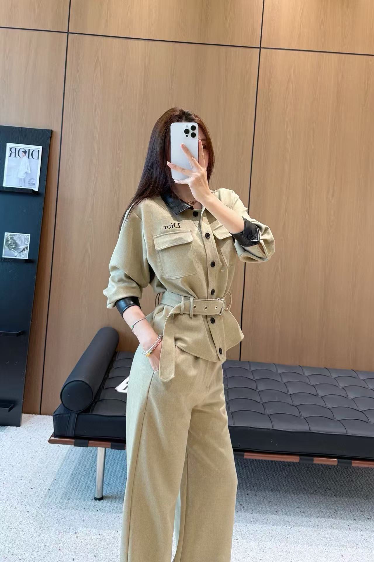 DI0R シャツ + パンツ ツーピースセット【50％割引+送料無料】