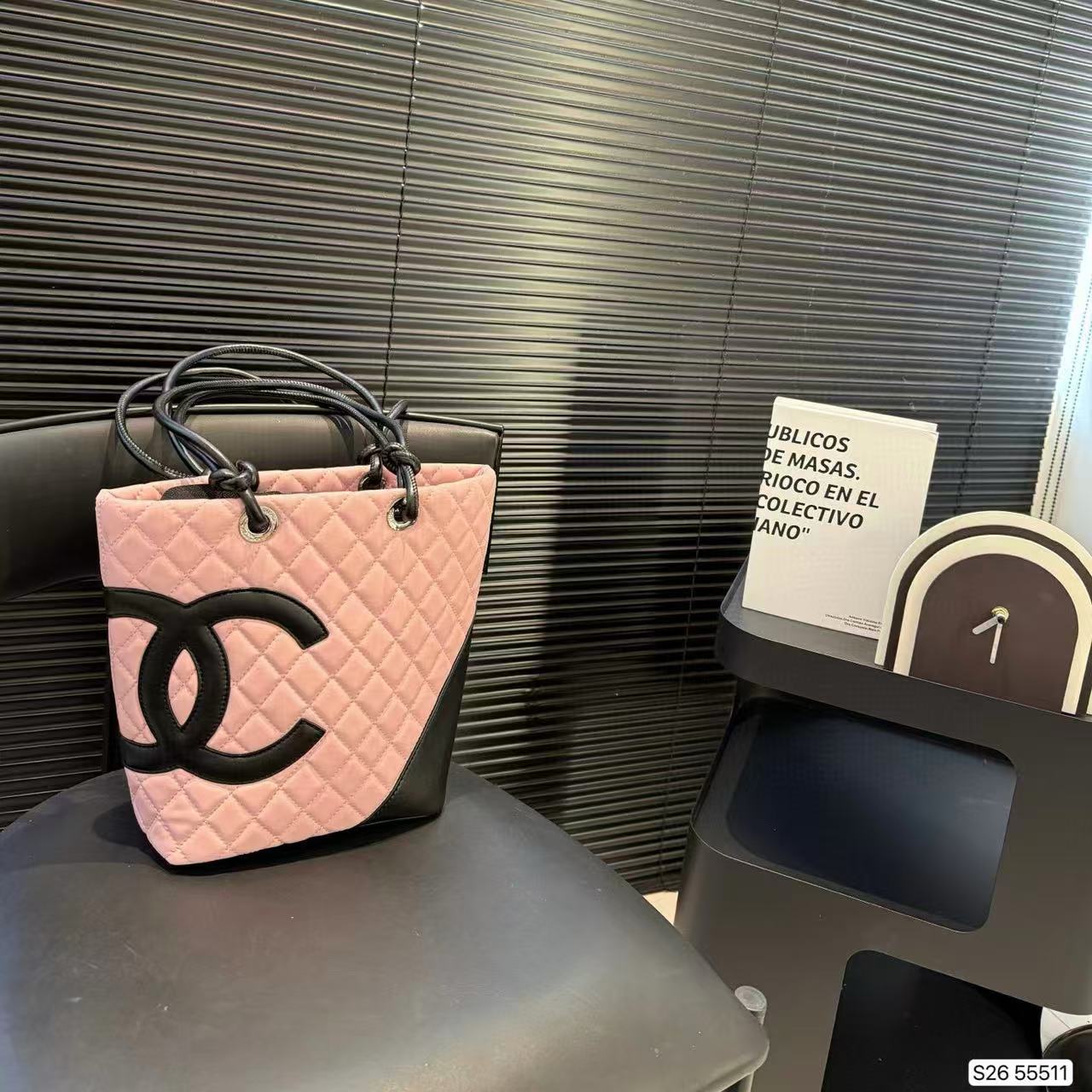 CHANE1 ダブルC トートバッグ【50％割引+送料無料】