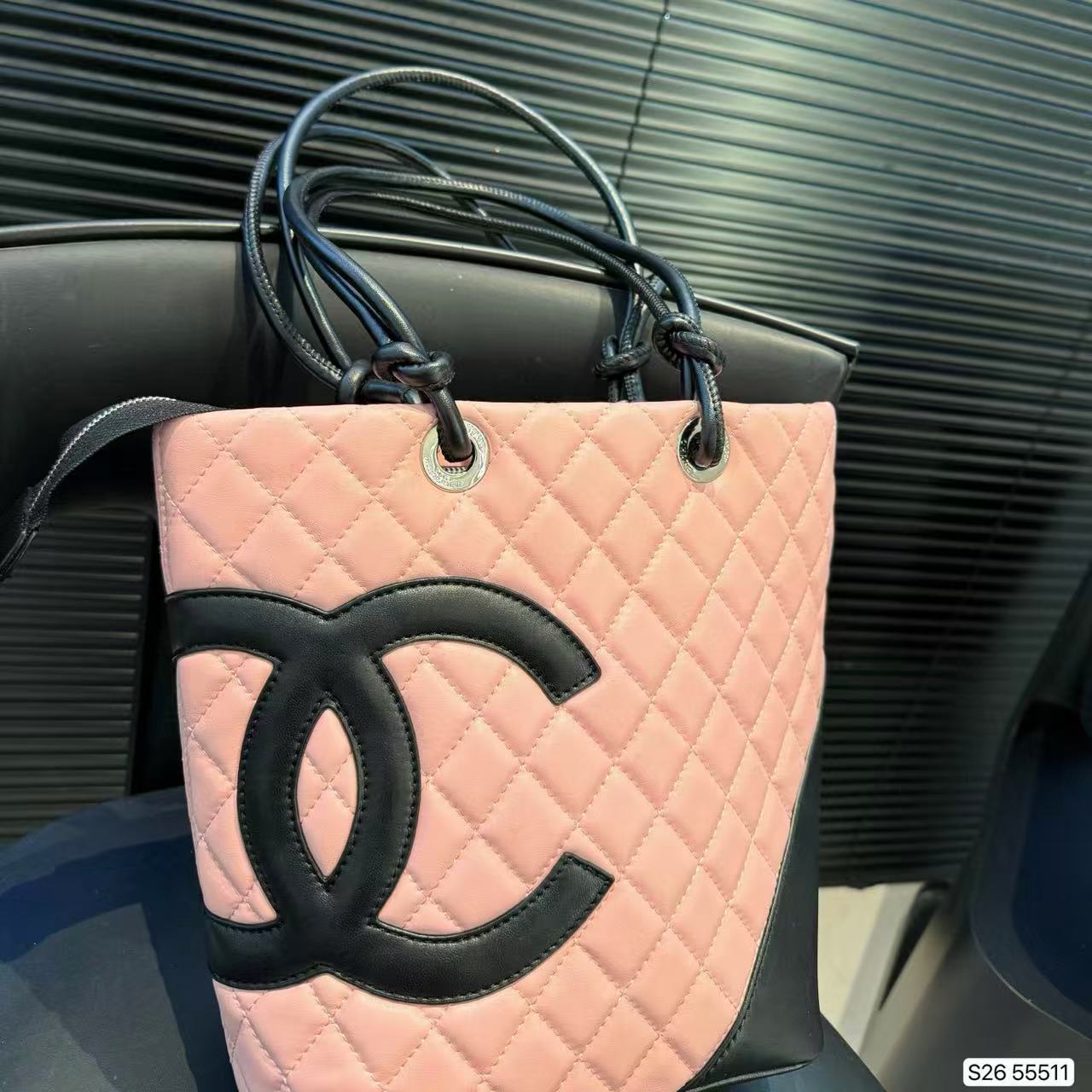 CHANE1 ダブルC トートバッグ【50％割引+送料無料】