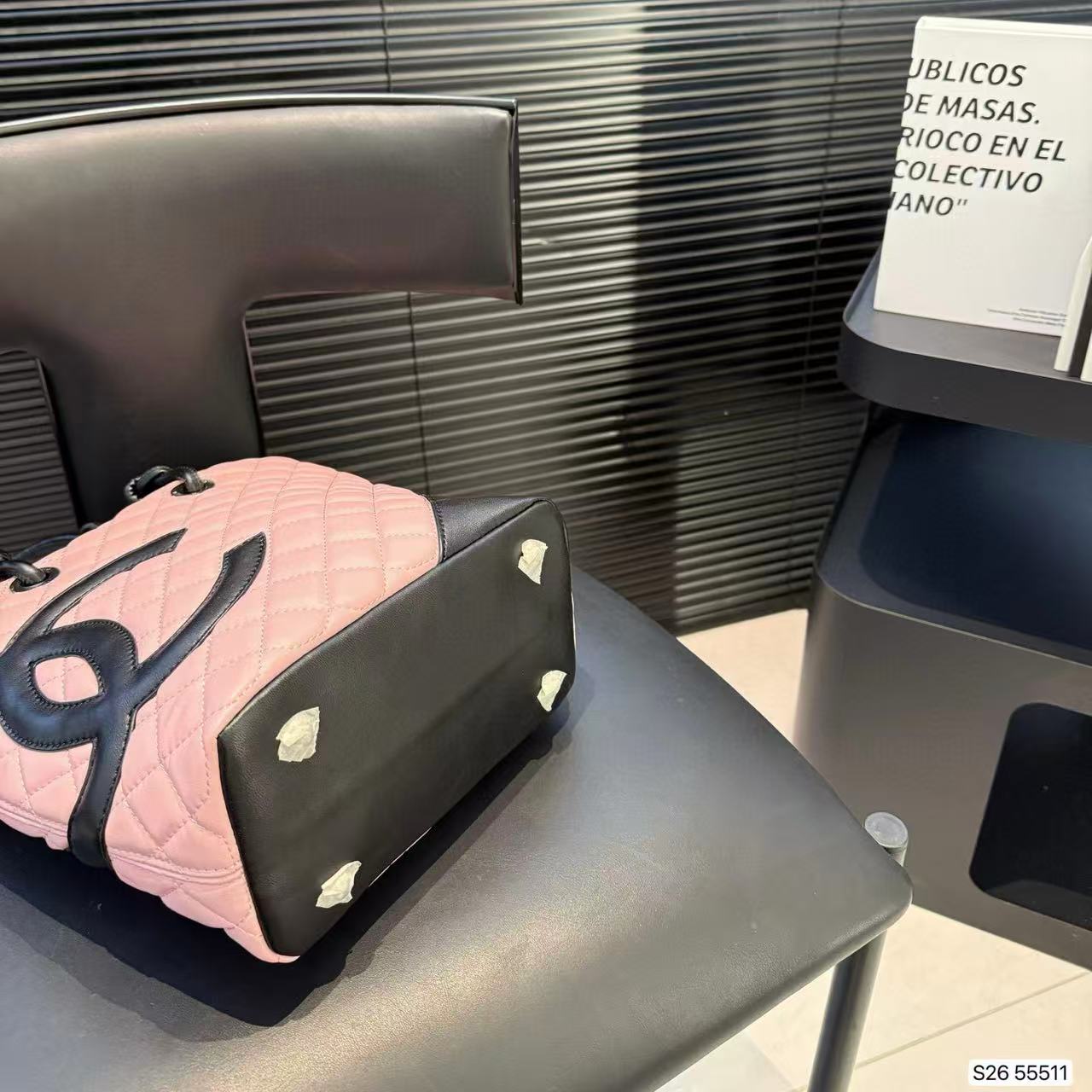 CHANE1 ダブルC トートバッグ【50％割引+送料無料】