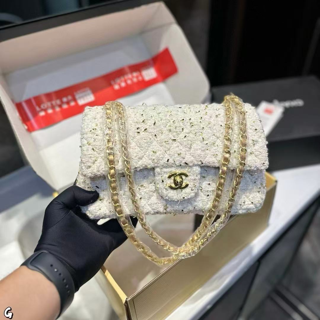 CHANE1CF ウールチェーンバッグ【50％割引+送料無料】