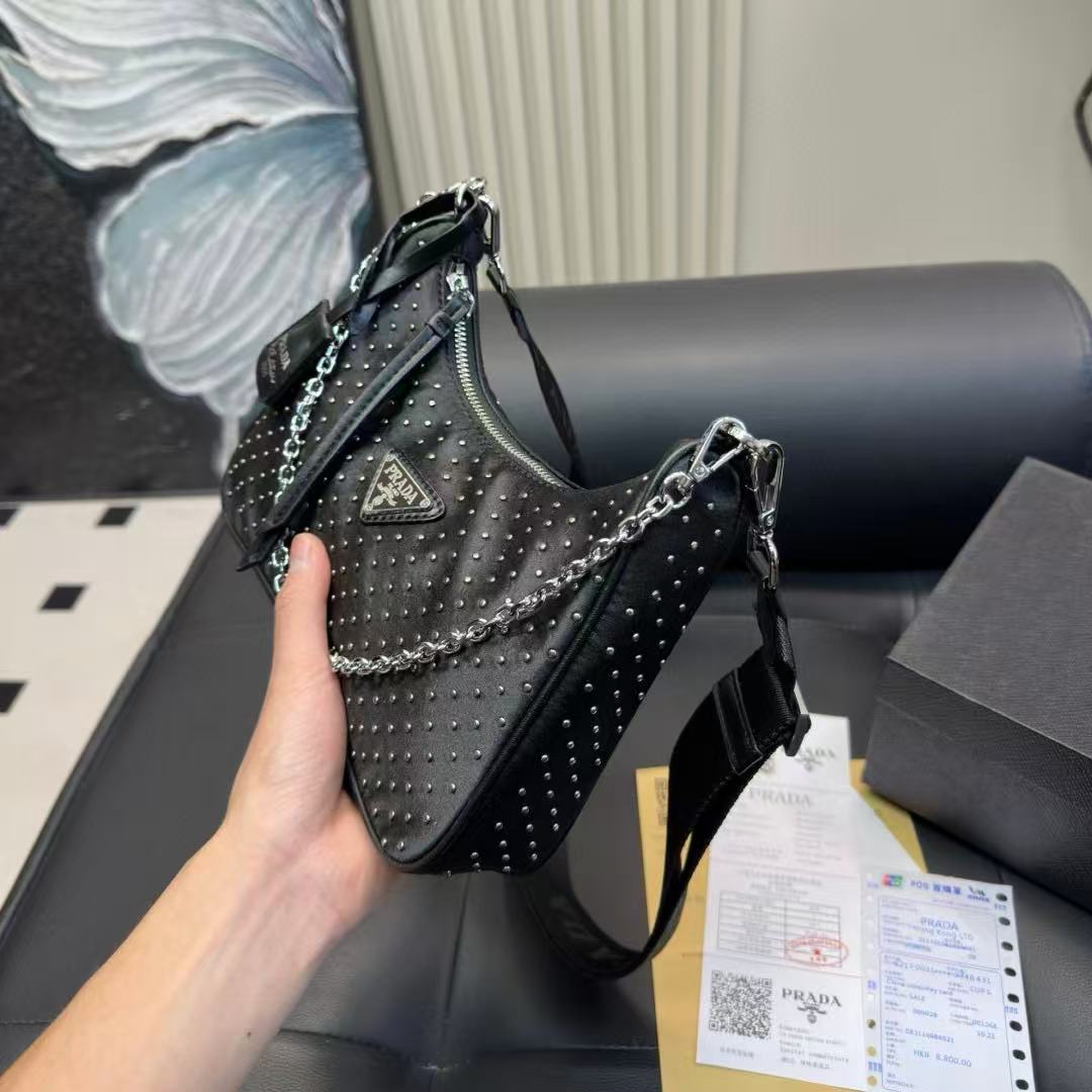 PR4DA ツーインワン フルダイヤモンドチェーンバッグ【50％割引+送料無料】