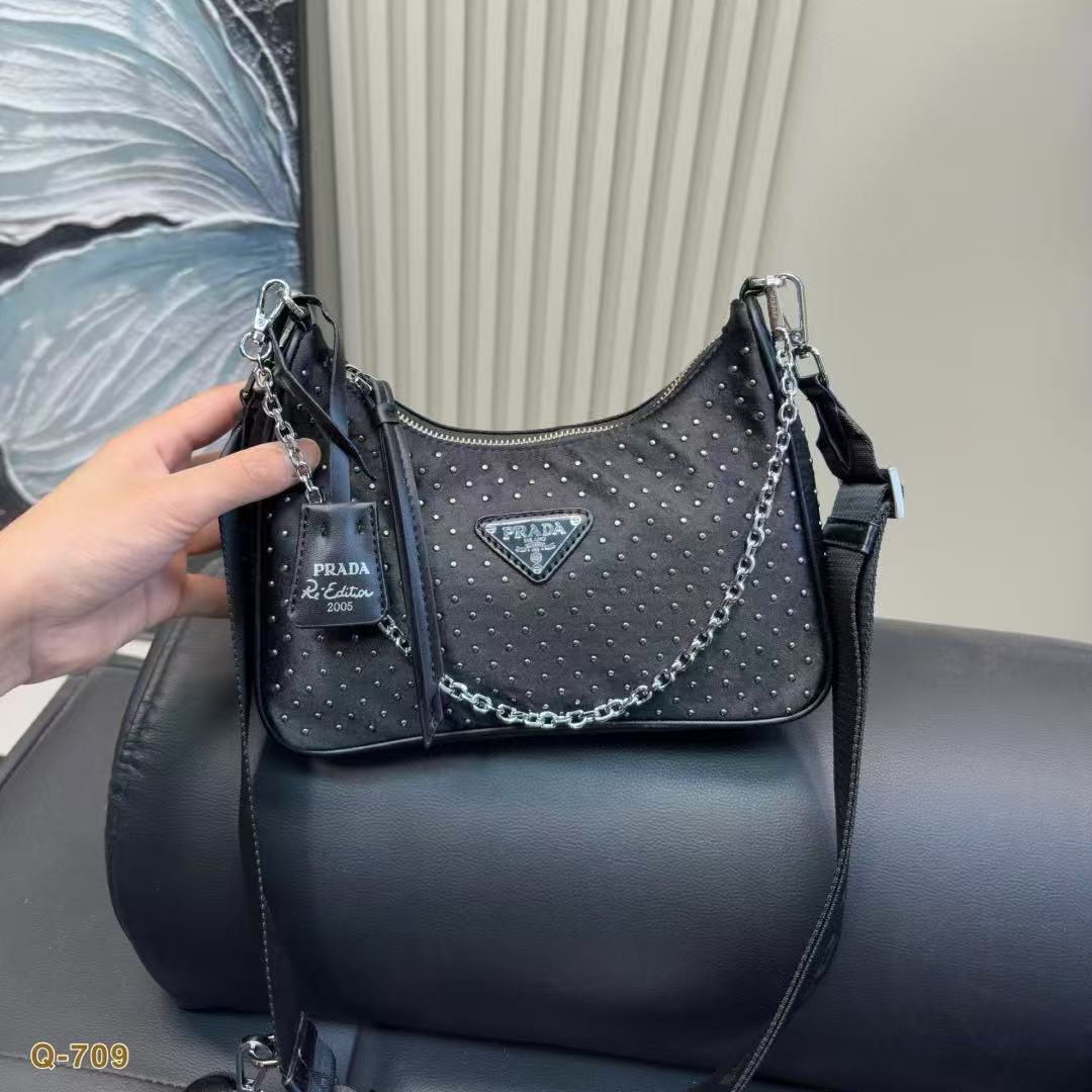 PR4DA ツーインワン フルダイヤモンドチェーンバッグ【50％割引+送料無料】