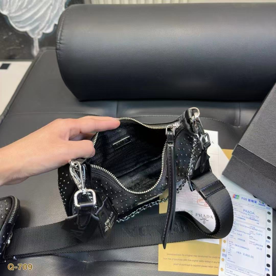 PR4DA ツーインワン フルダイヤモンドチェーンバッグ【50％割引+送料無料】