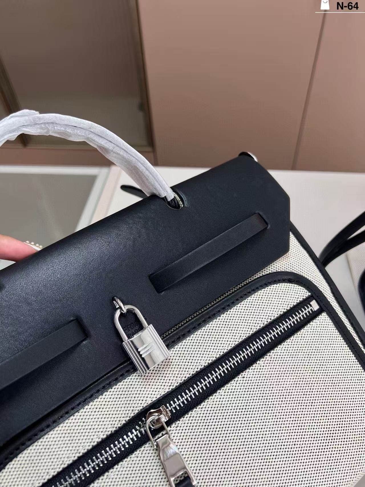 HERME5 キャンバスハンドバッグ【50％割引+送料無料】