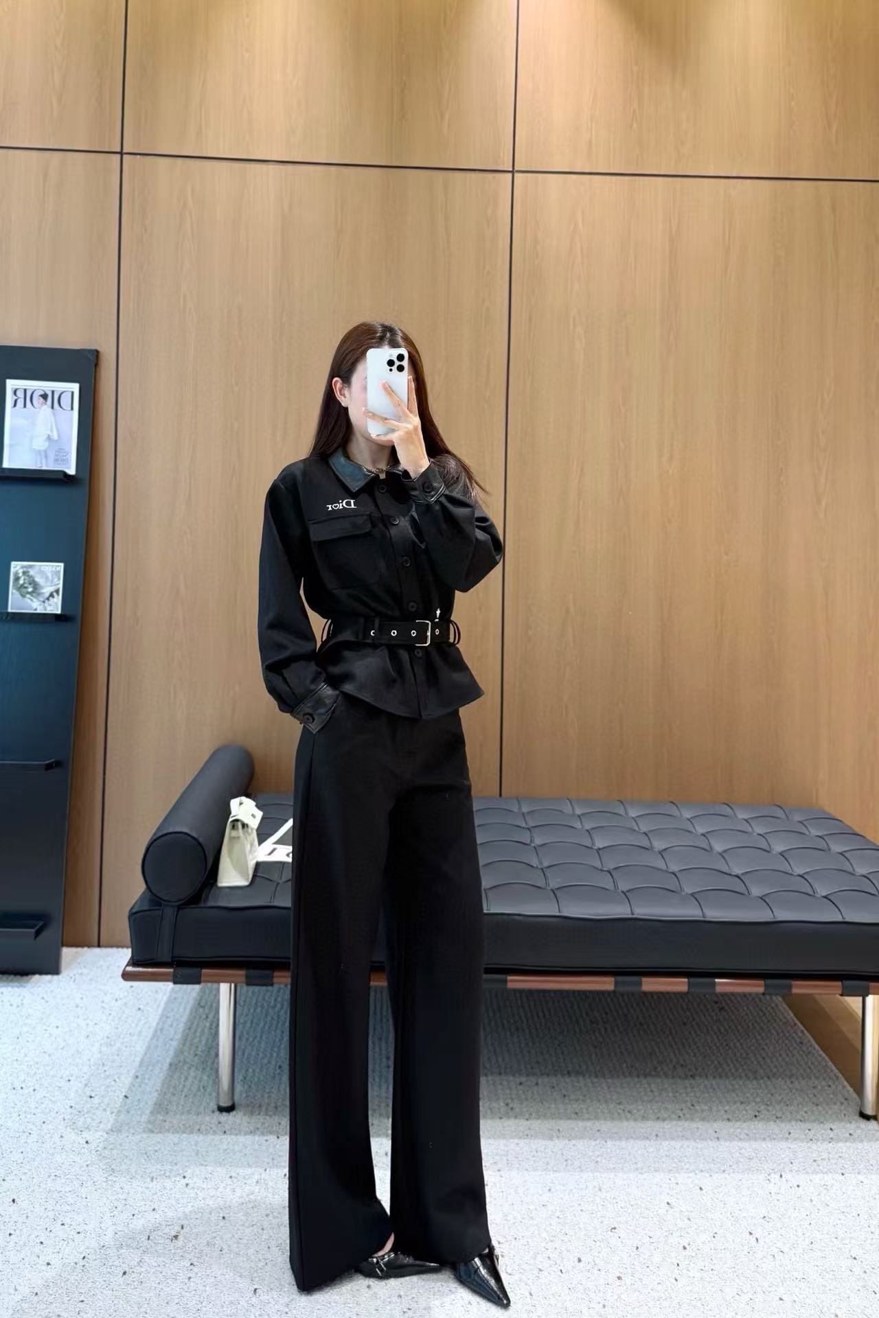 DI0R シャツ + パンツ ツーピースセット【50％割引+送料無料】