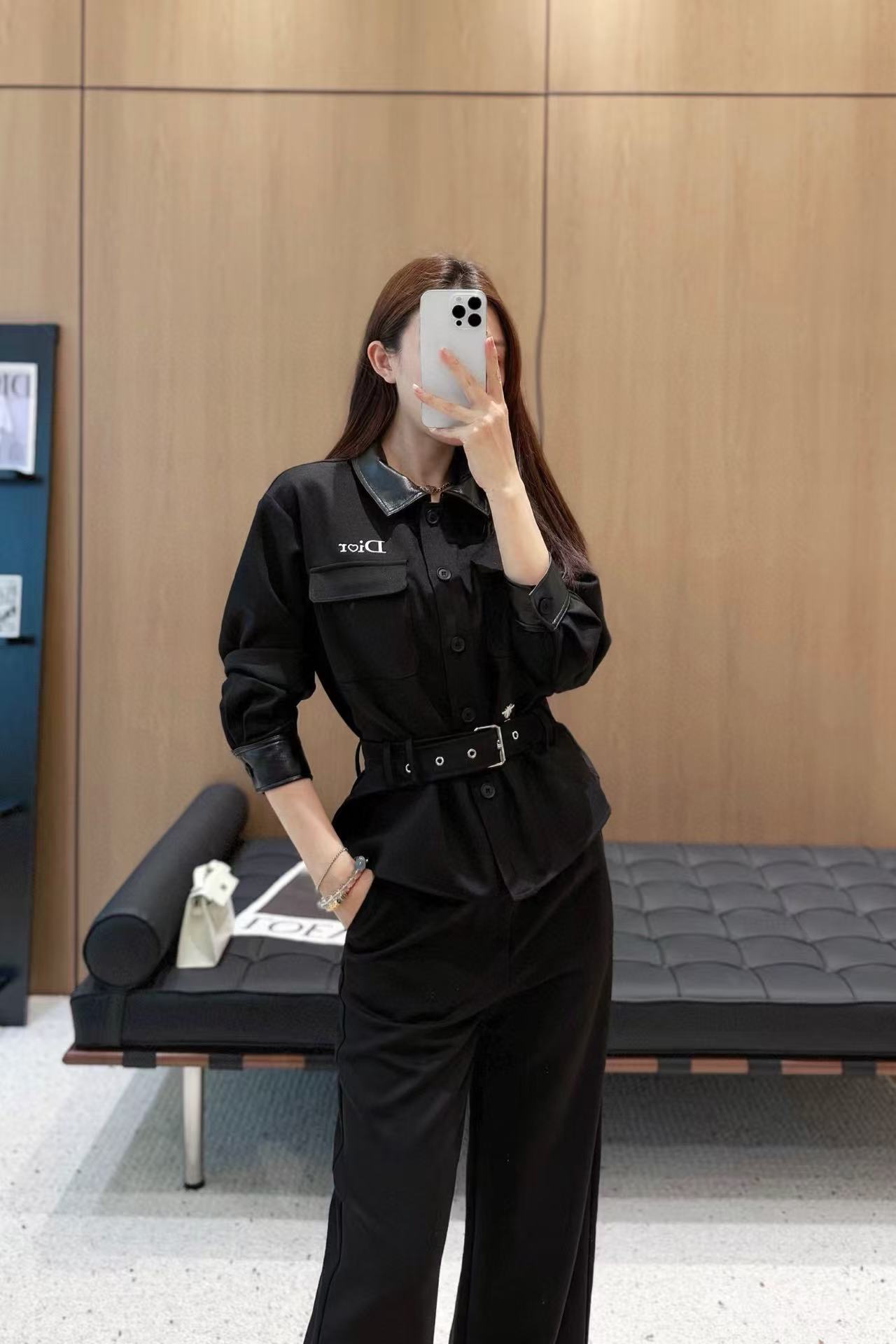 DI0R シャツ + パンツ ツーピースセット【50％割引+送料無料】