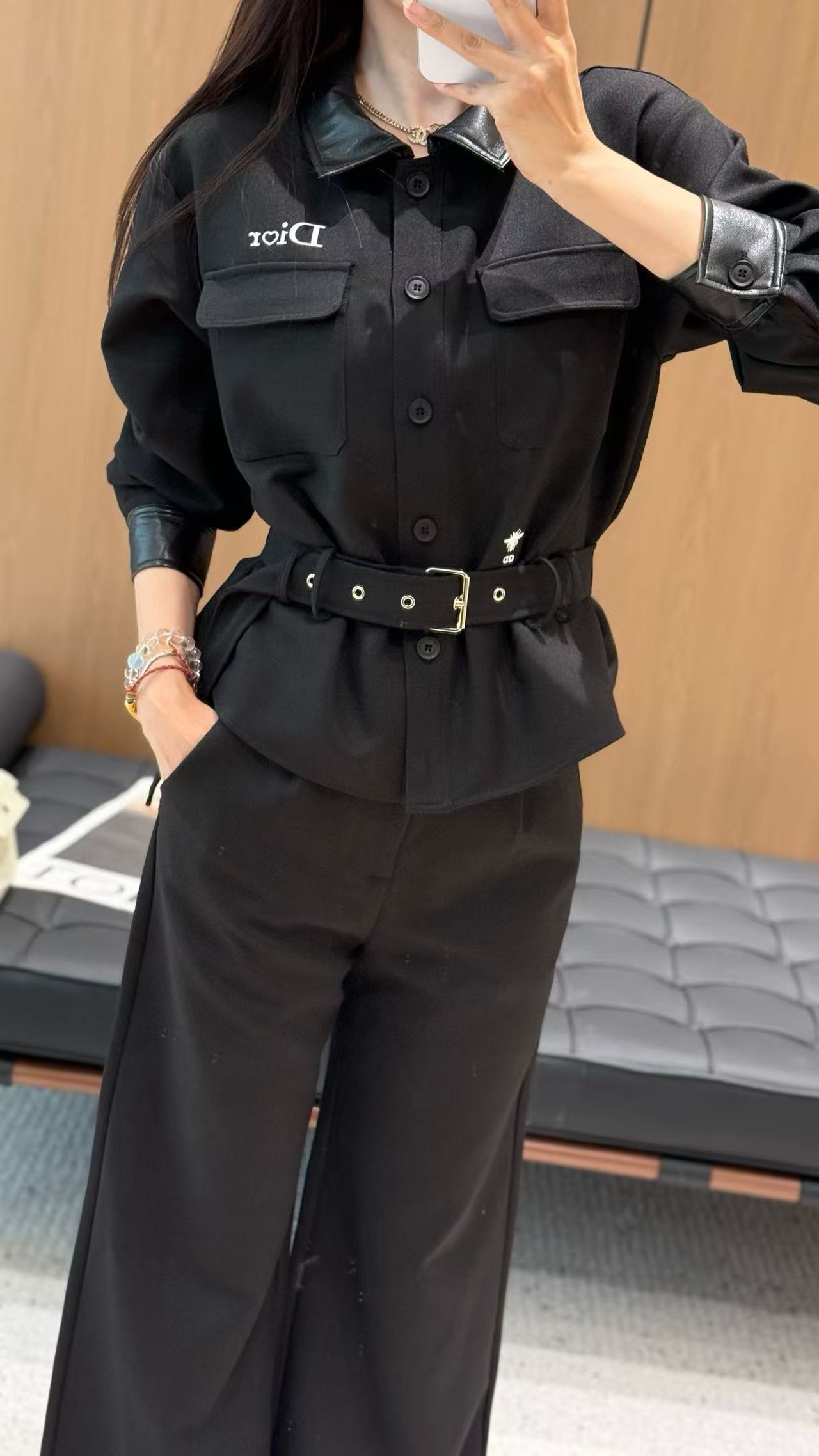 DI0R シャツ + パンツ ツーピースセット【50％割引+送料無料】