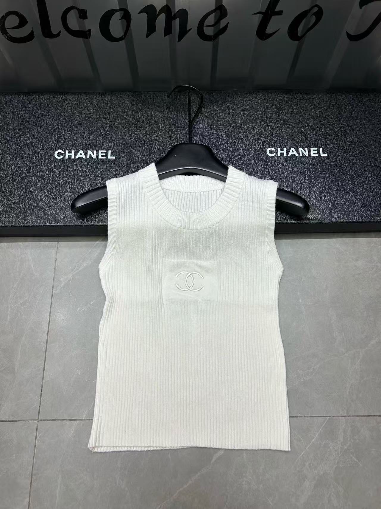 CHANE1 ダブルCニットベスト【50％割引+送料無料】