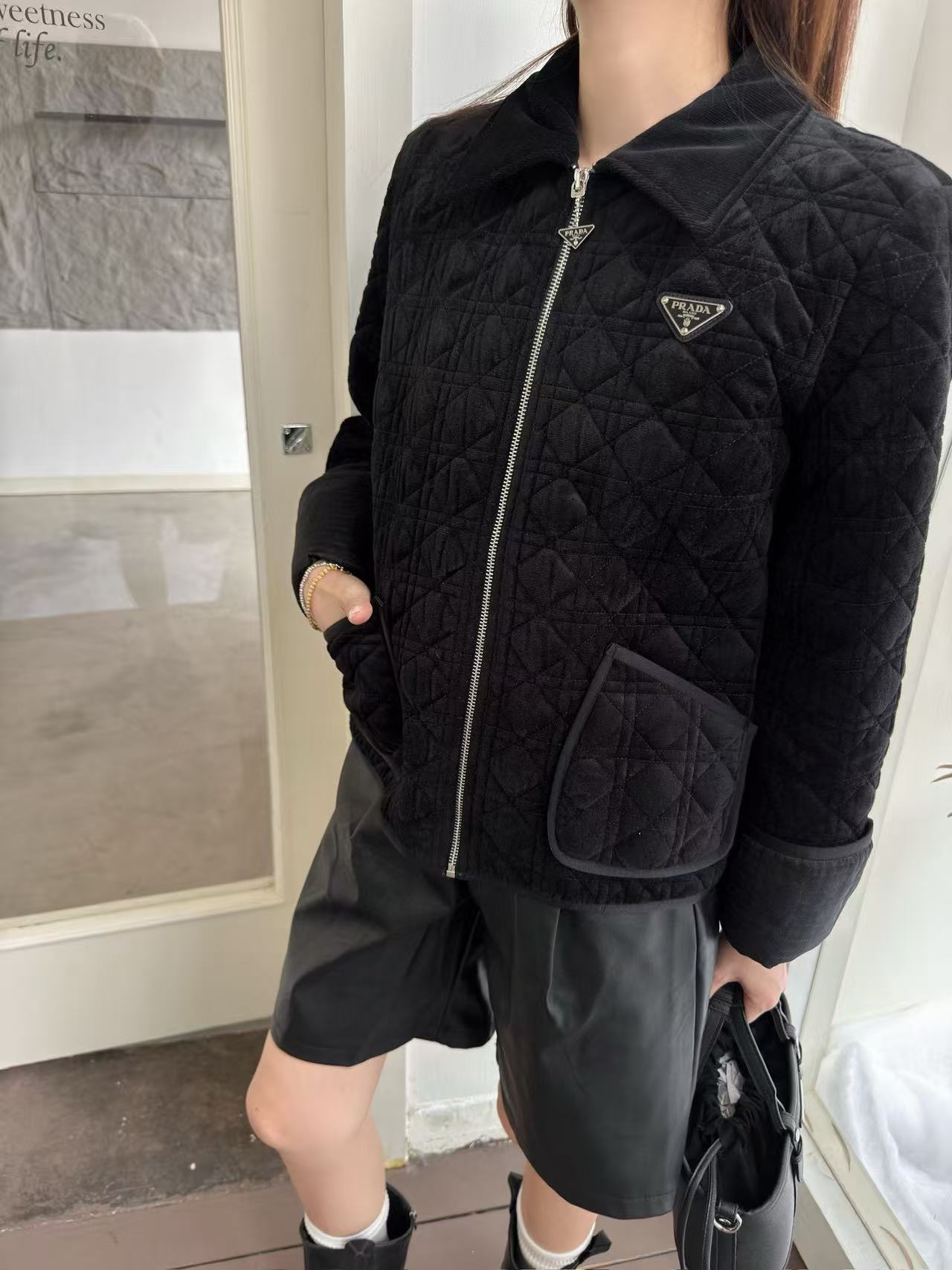 PR4DA ジップアップベルベットジャケット【50％割引+送料無料】