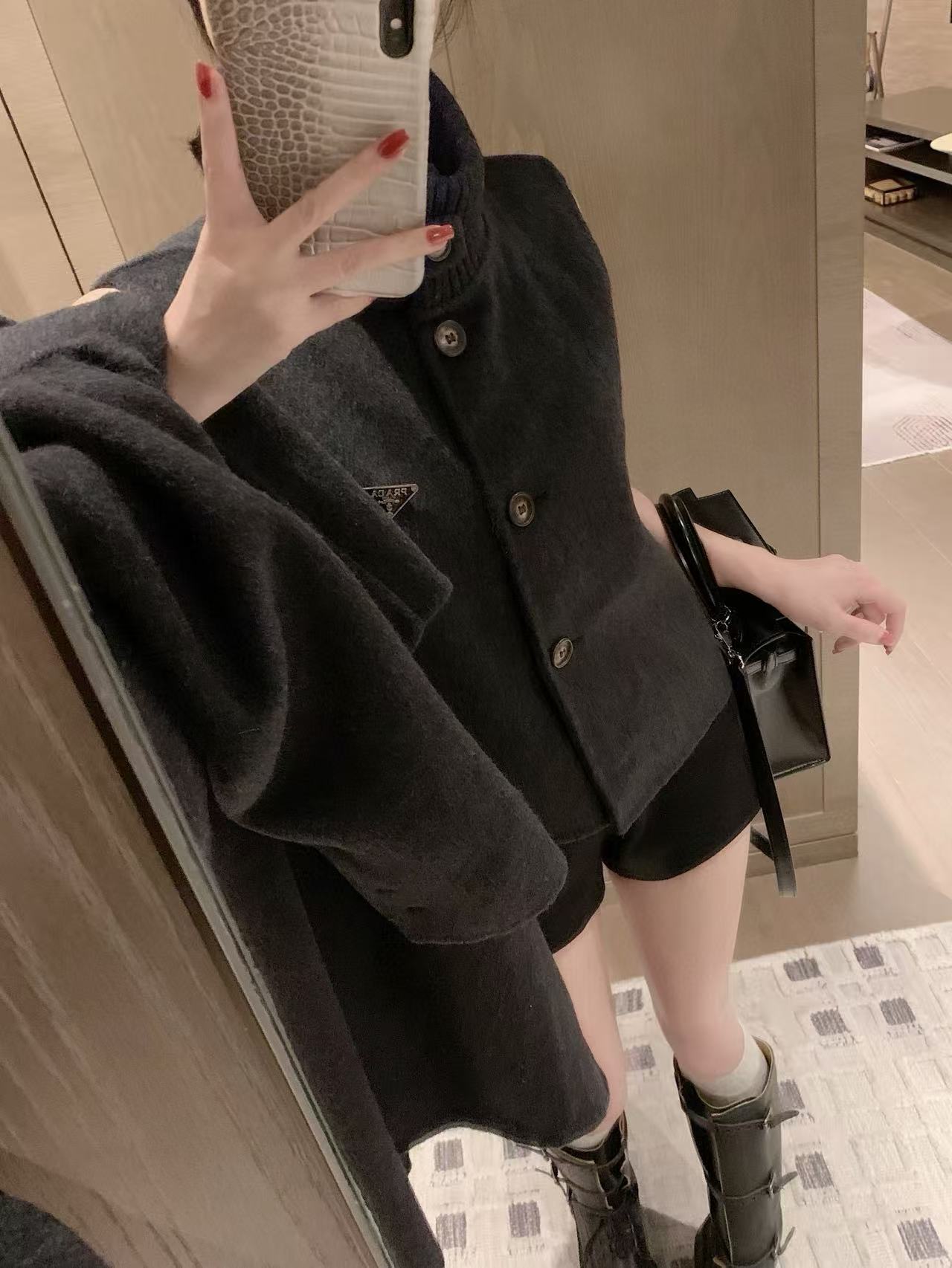 PR4DA カシミヤベスト+ジャケット ツーピースセット【50％割引+送料無料】