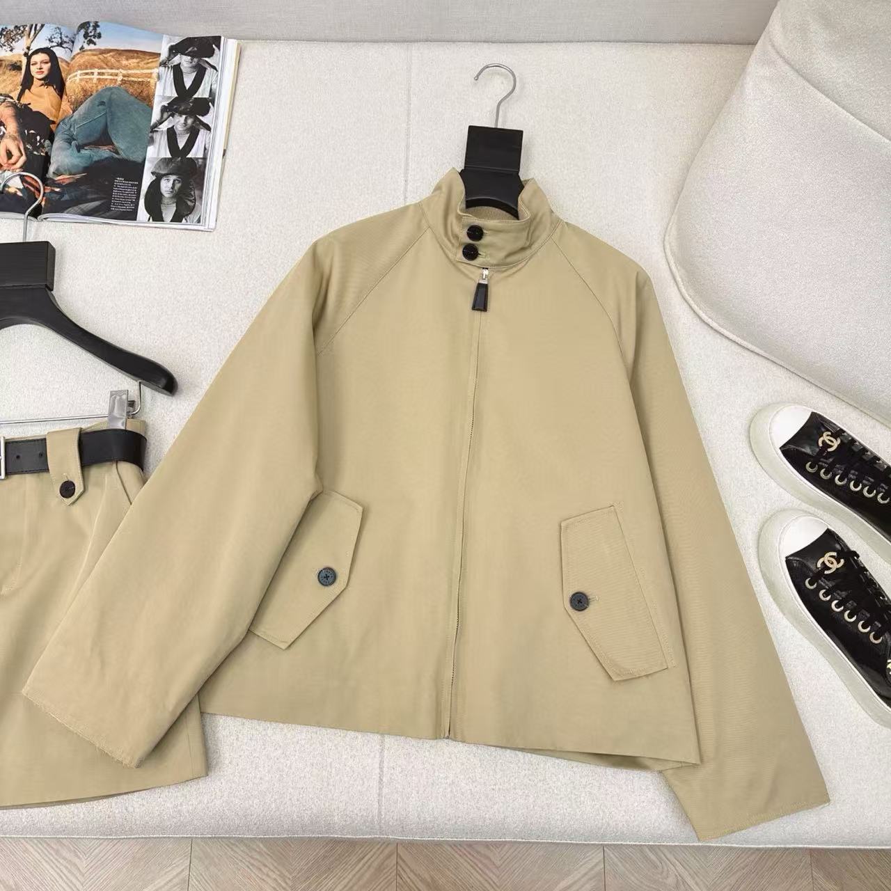 DIOR高品質シンプルジャケット+スカート ツーピースセット【50％割引+送料無料】