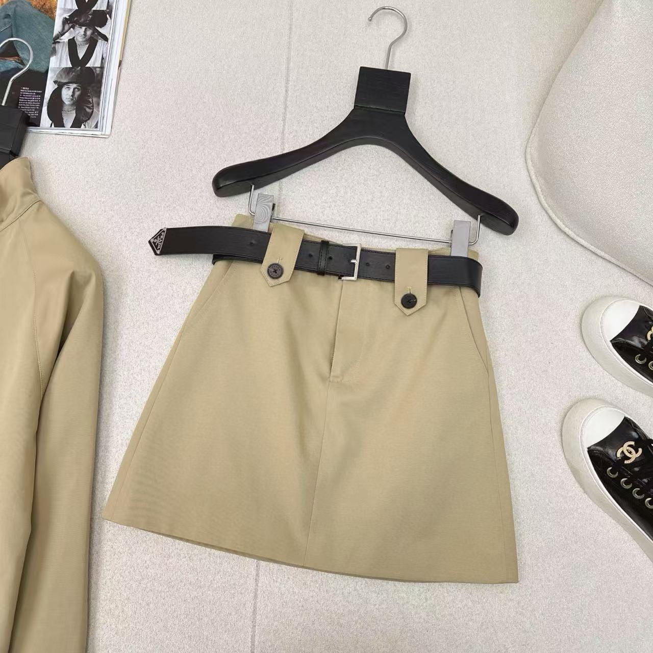 DIOR高品質シンプルジャケット+スカート ツーピースセット【50％割引+送料無料】