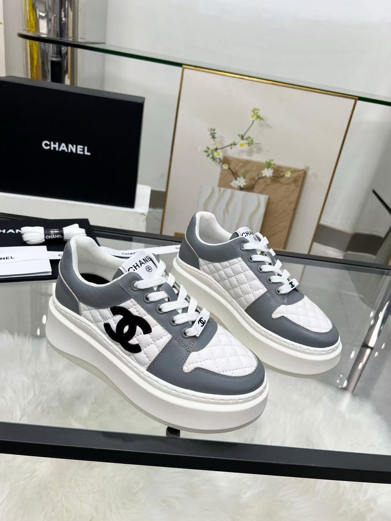 CHANE1 高品質厚底カジュアルシューズ【50％割引+送料無料】