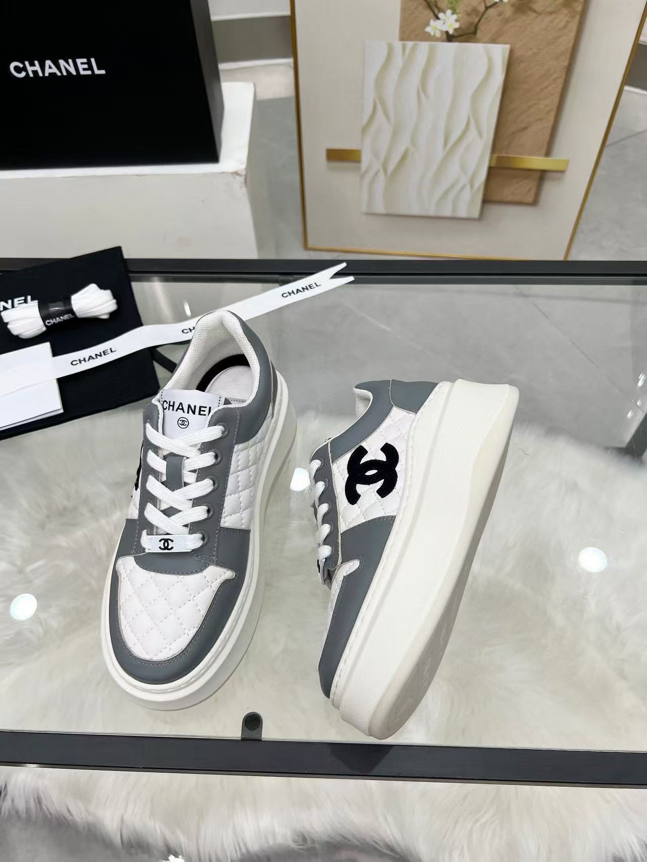 CHANE1 高品質厚底カジュアルシューズ【50％割引+送料無料】