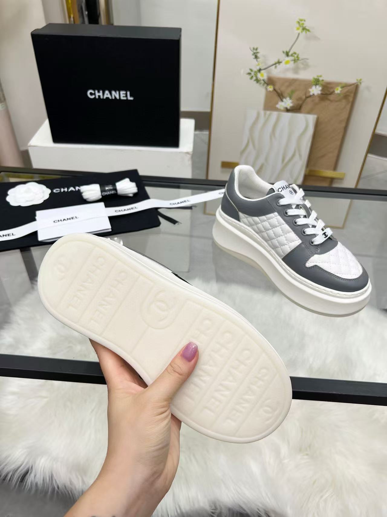 CHANE1 高品質厚底カジュアルシューズ【50％割引+送料無料】