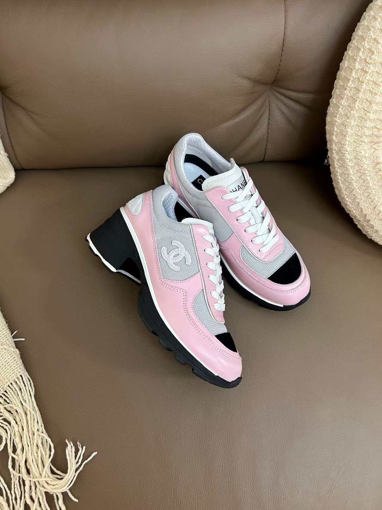 CHANE1 高品質厚底スニーカー【50％割引+送料無料】