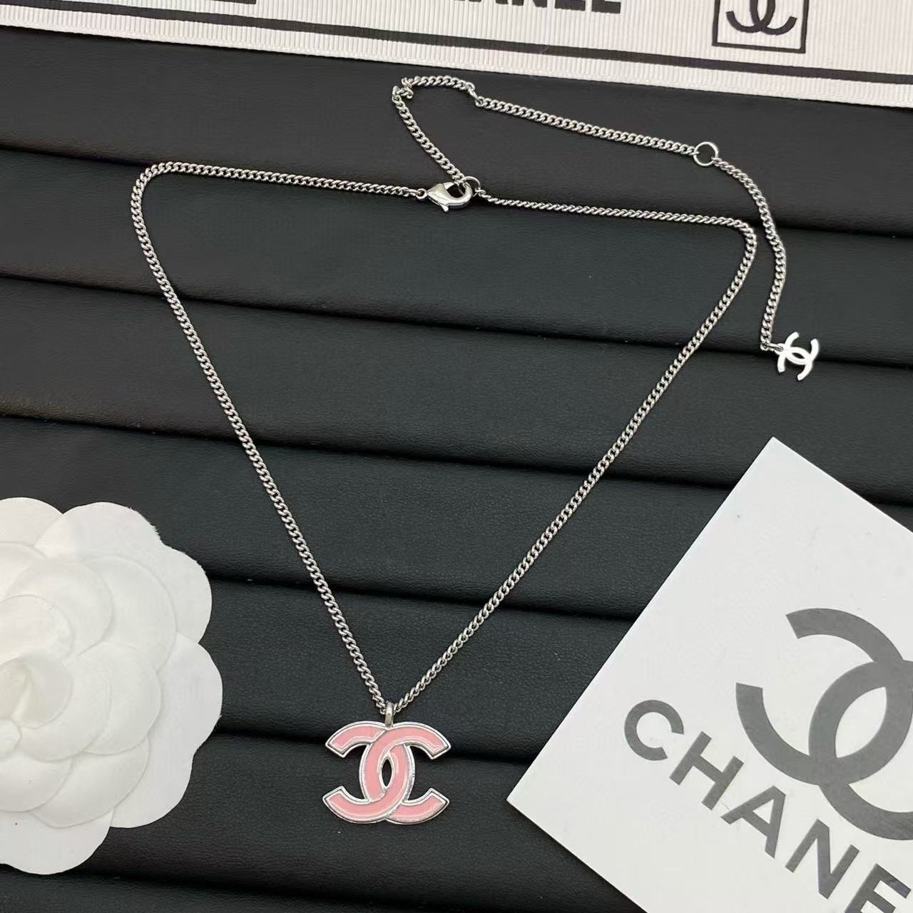 CHANE1 シンプルダブルCネックレス【50％割引+送料無料】