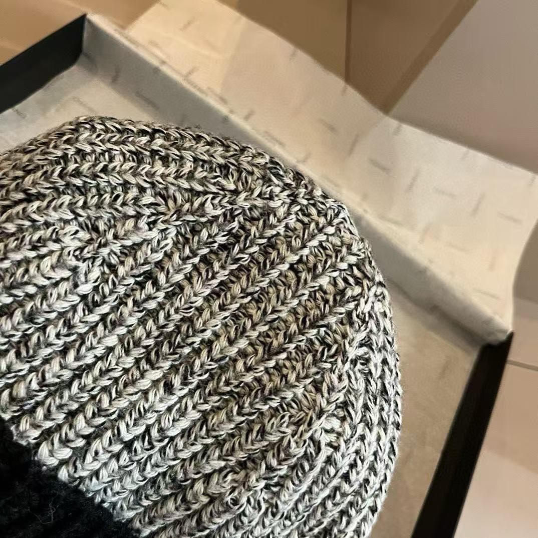 CHANE1 ダブルC カラーマッチングウールハット【50％割引+送料無料】