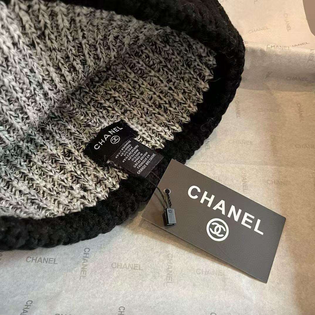 CHANE1 ダブルC カラーマッチングウールハット【50％割引+送料無料】