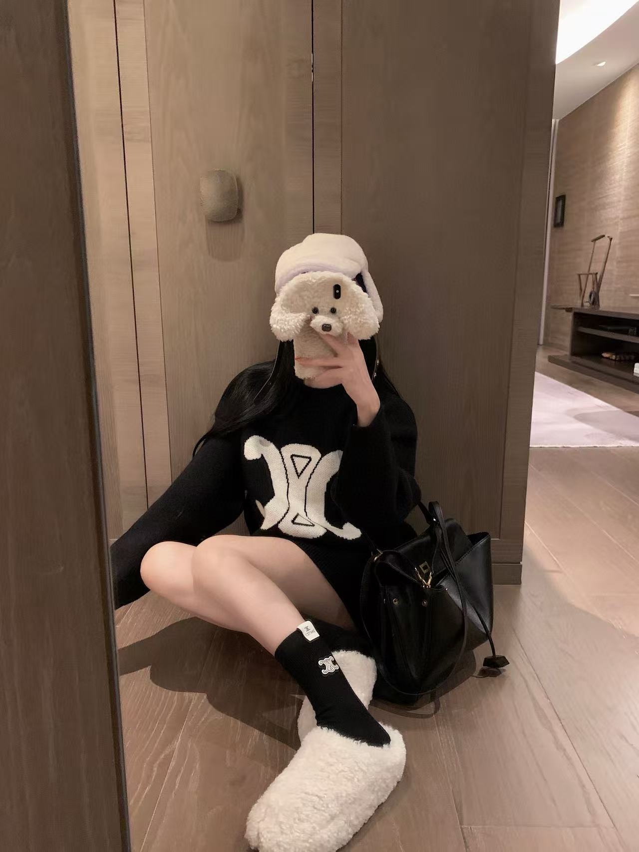 CEL1NE 凱旋門セーター + ソックス【50％割引+送料無料】