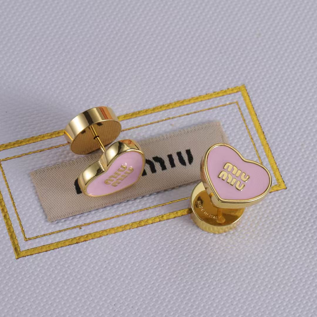 M1UM1U ピンク イヤリング + ブレスレット + ネックレス 3点セット【50％割引+送料無料】