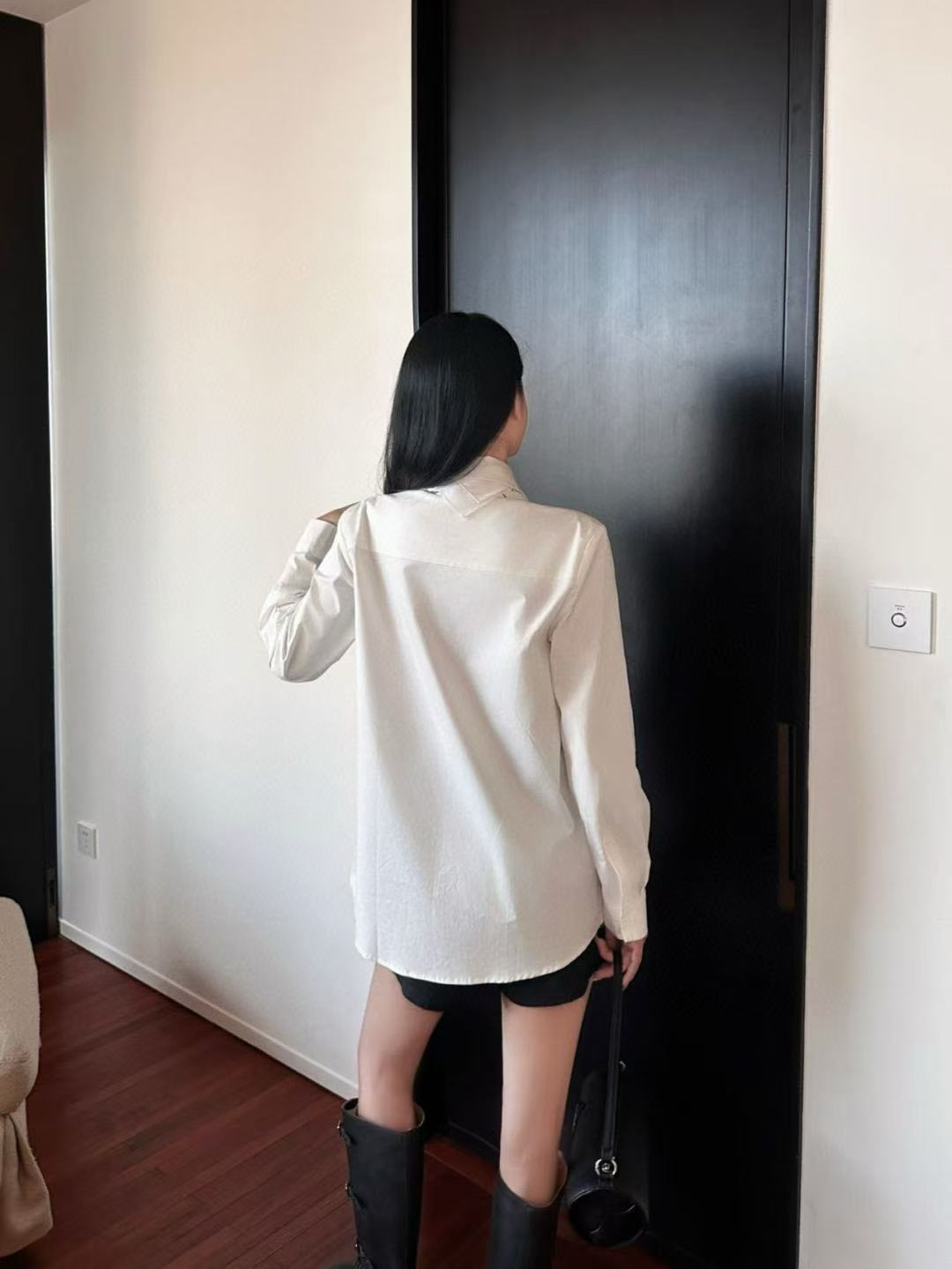 GUCC1 シルクスカーフシャツ【50％割引+送料無料】