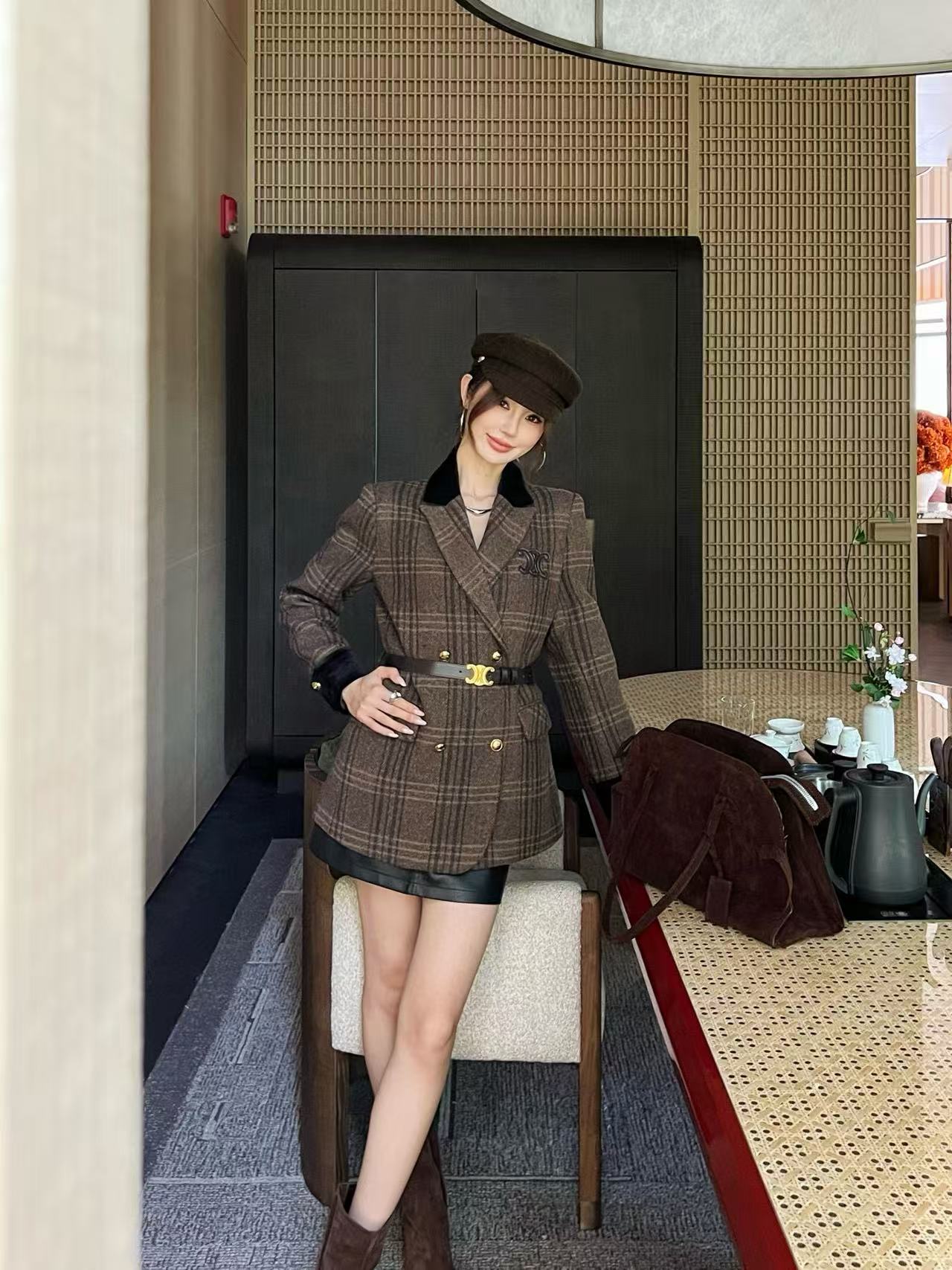 CEL1NE メタルボタン ブレザー【50％割引+送料無料】