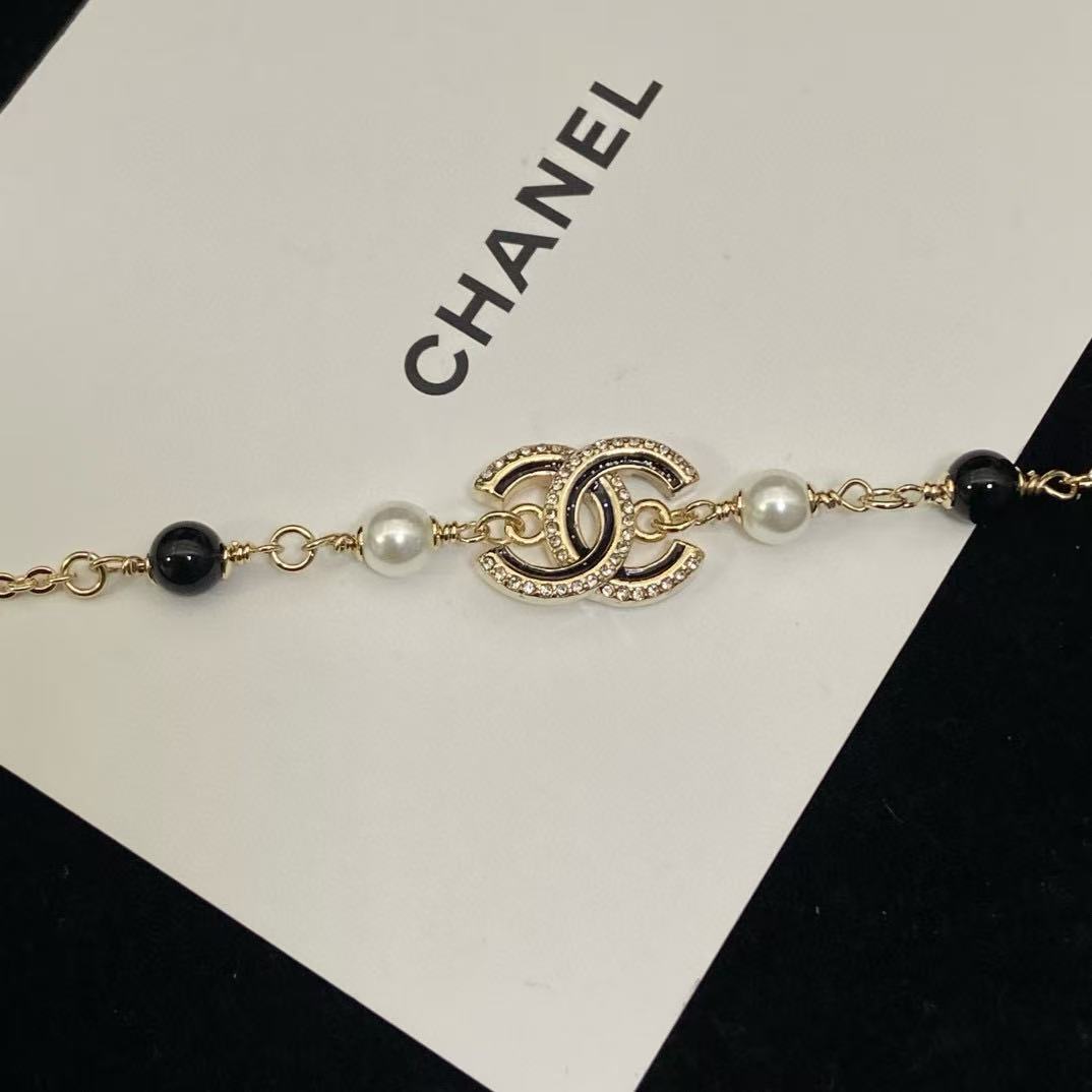 CHANE1 ダブルCパールブレスレット【50％割引+送料無料】