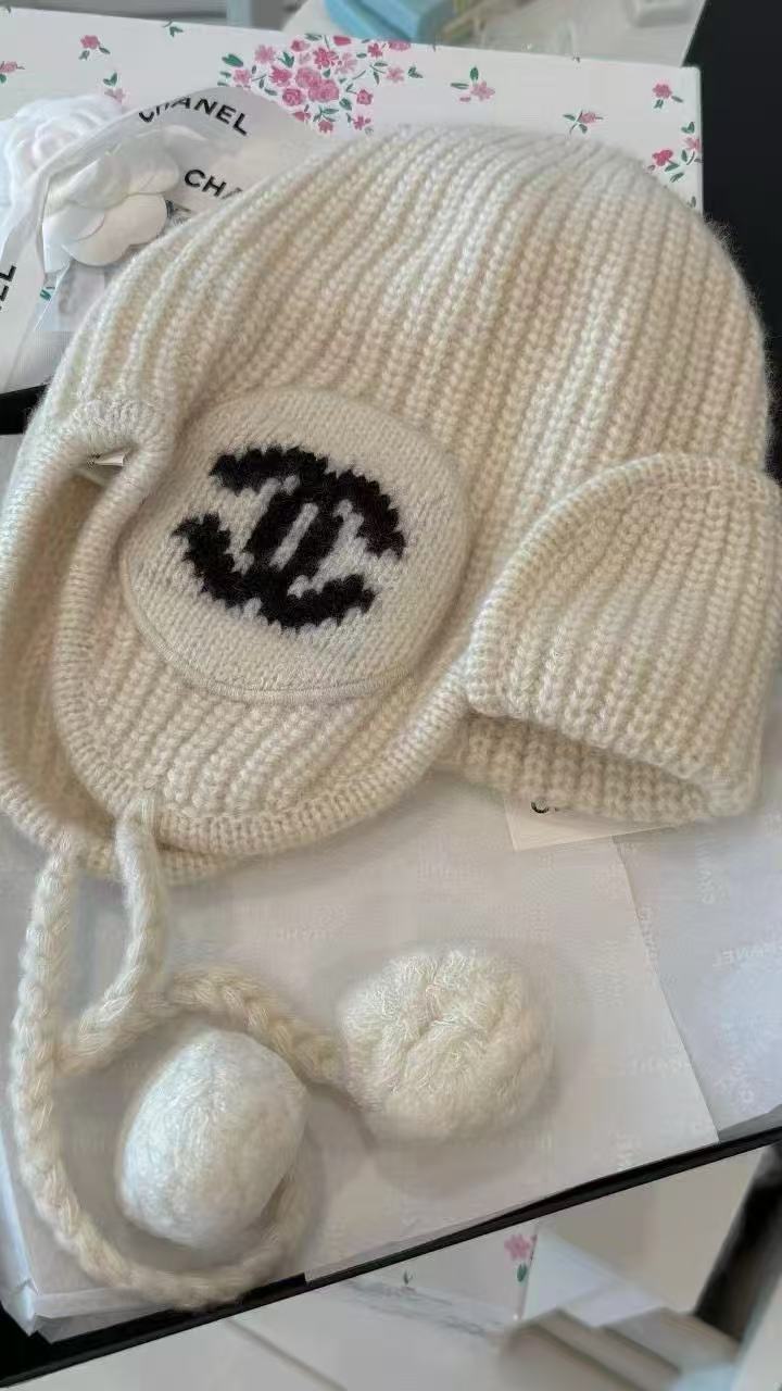 CHANE1 ダブルCイヤーマフウールハット【50％割引+送料無料】