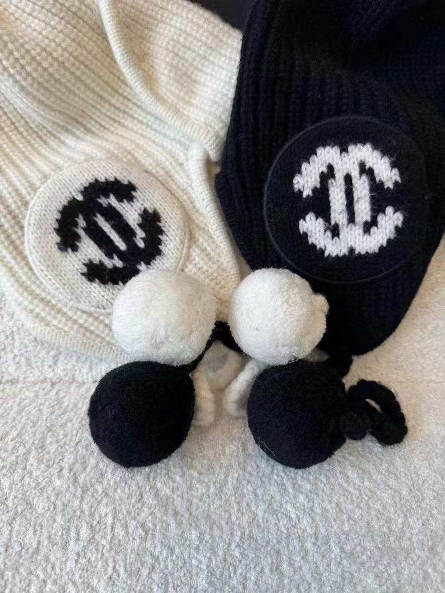 CHANE1 ダブルCイヤーマフウールハット【50％割引+送料無料】