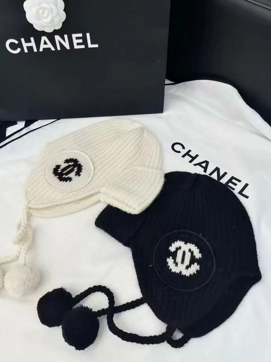 CHANE1 ダブルCイヤーマフウールハット【50％割引+送料無料】