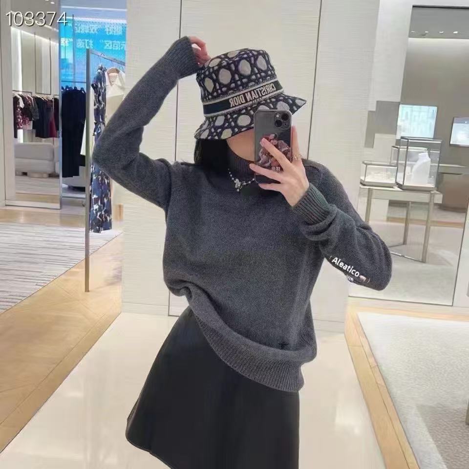 DI0R ジャカード刺繍バケットハット【50％割引+送料無料】